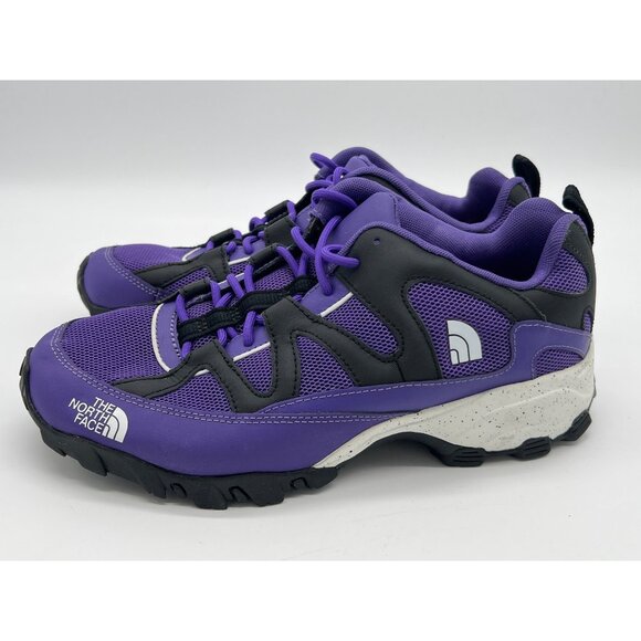 The North Face Mens Trail Running Shoes Size 9 Purple & Black Mesh Athletic Snea - Picture 3 of 9